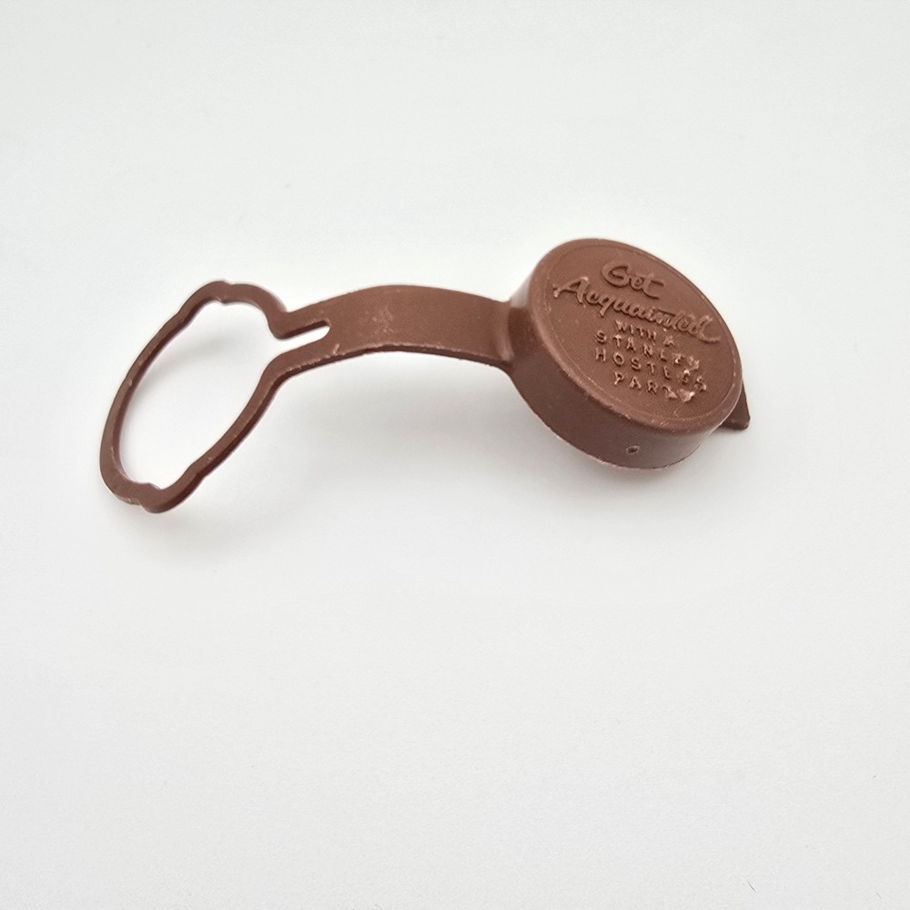 Vintage Stanley Home Products Brown Plastic Bottle Cap Resealer Hostess Party